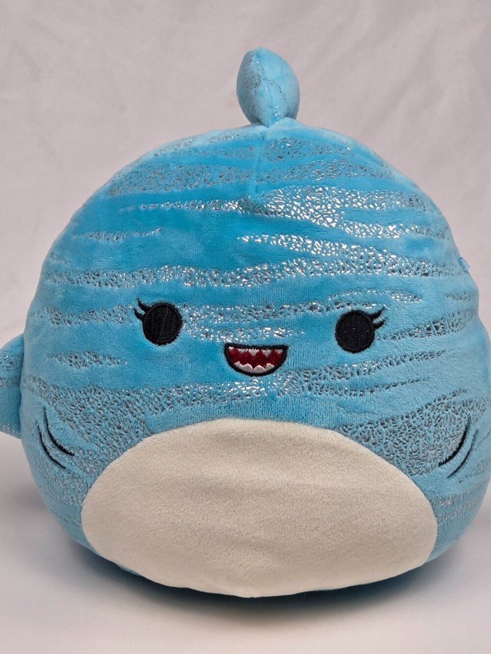 Squishmallows Sealife Squad Lamar the Blue Shark 7" Silver Stripes